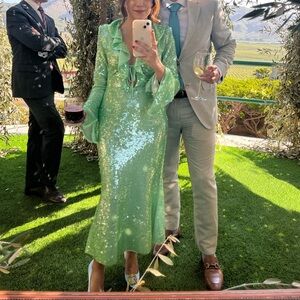 Self-portrait Embellished Midi Dress